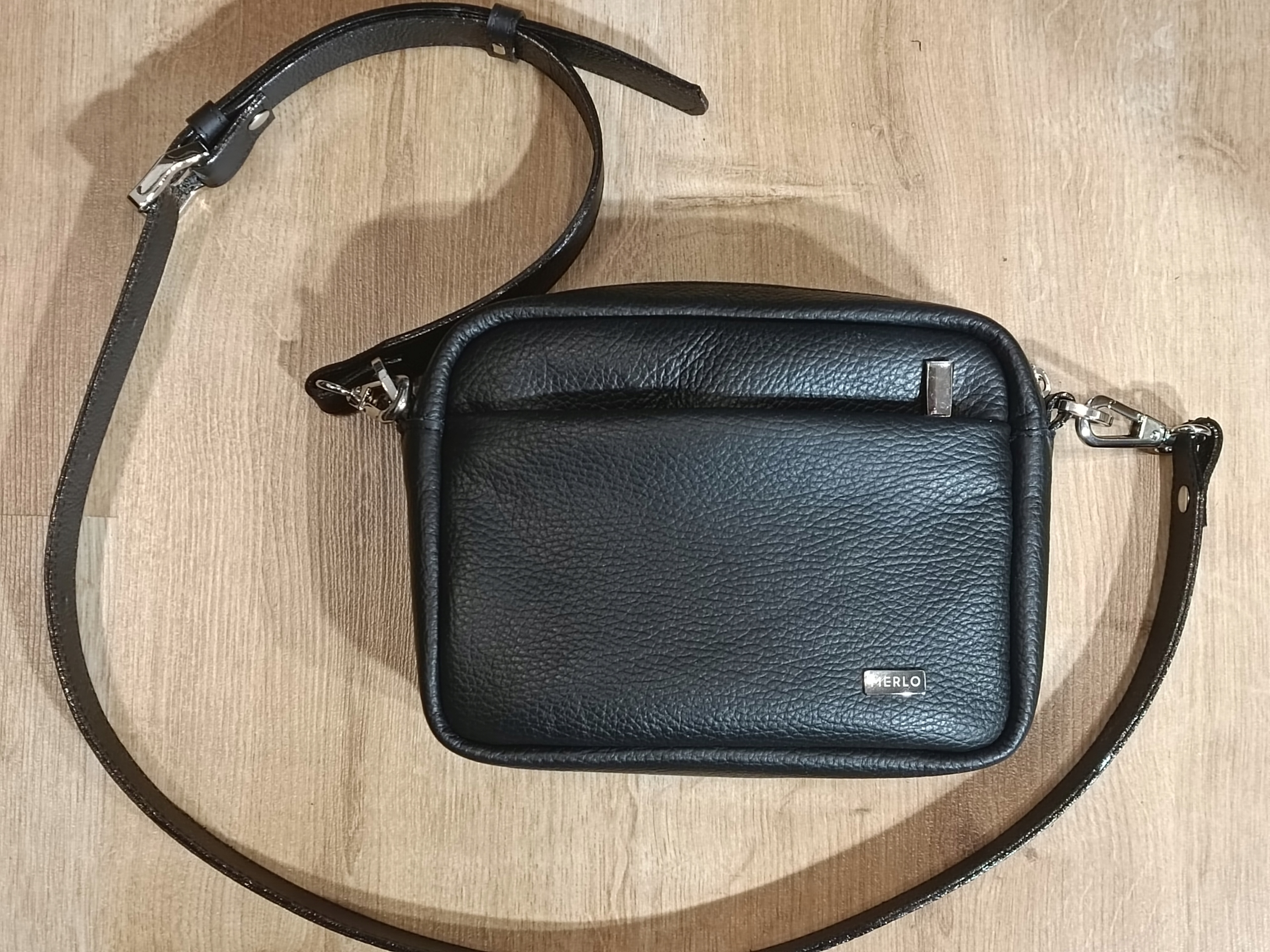 BoxBag TOREBKA DAMSKA BOX CZARNY MAŁY SKÓRZANY PRODUCENT POLSKA Marka inna