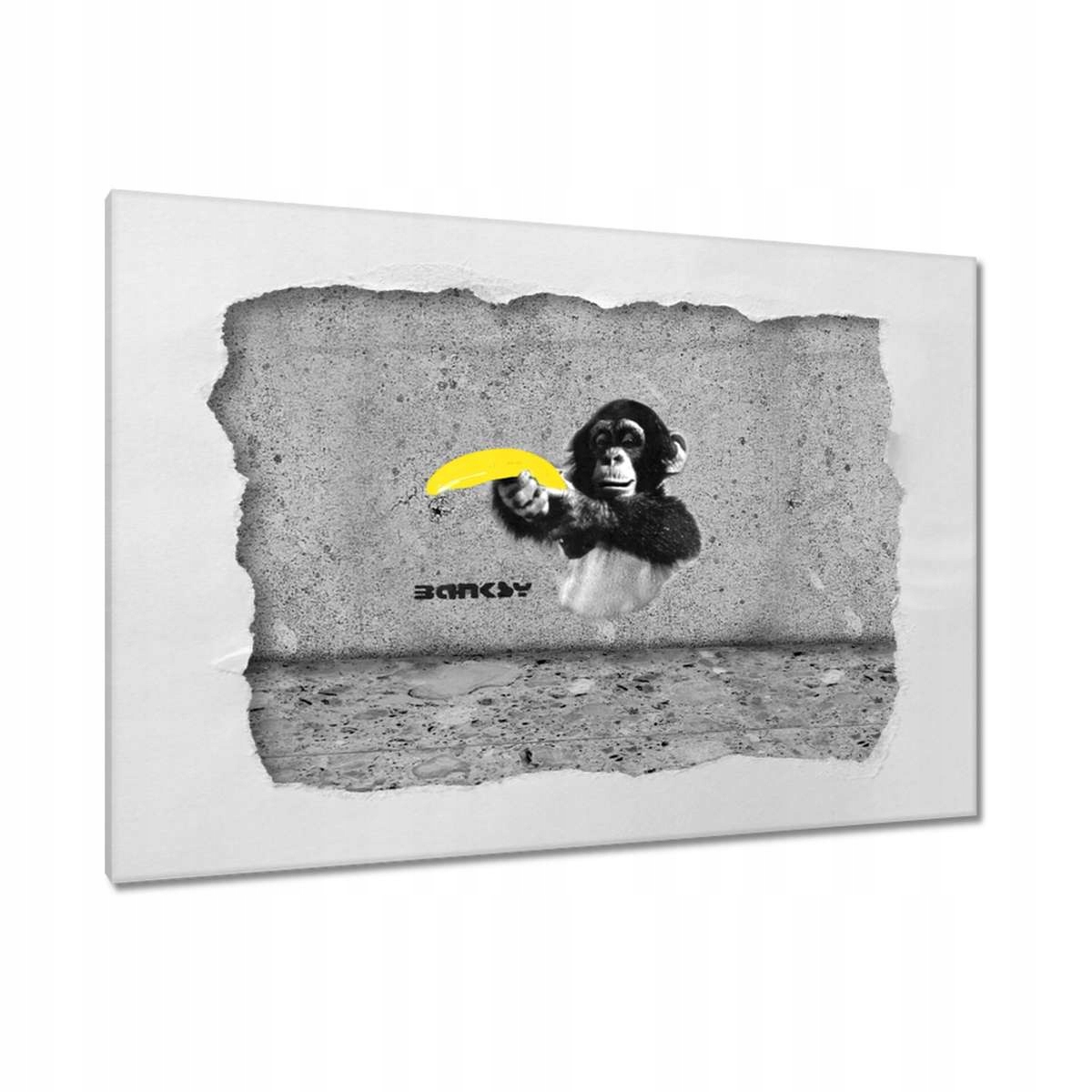Obrazy 120x80 Banksy Banán Opice