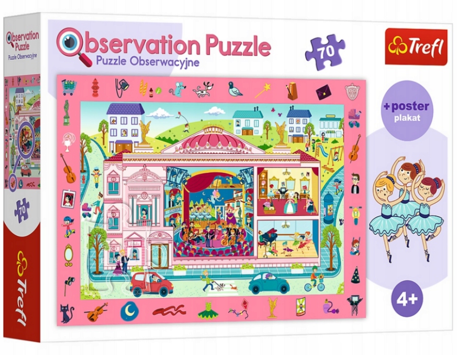 PUZZLE OBSERWACYJNE 70 EL ODWIEDZAMY OPERĘ TREFL