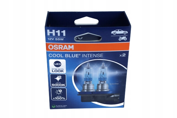 Osram Žárovka Cool Blue Intense H11 12V/55W PGJ19-2, 5000K 2 Ks (eko)