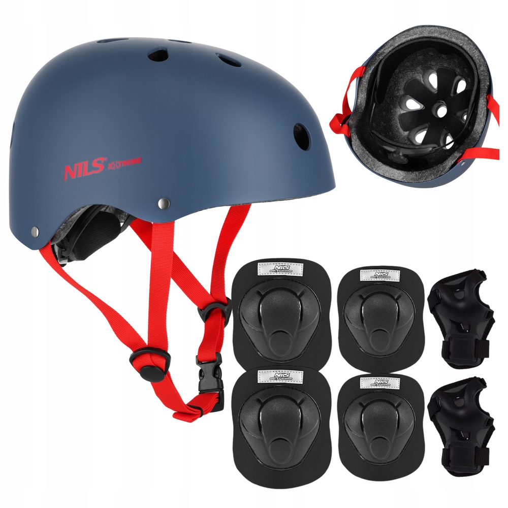 Cyklistická přilba s regulací chrániče Komplet na kolečkové brusle Koloběžku