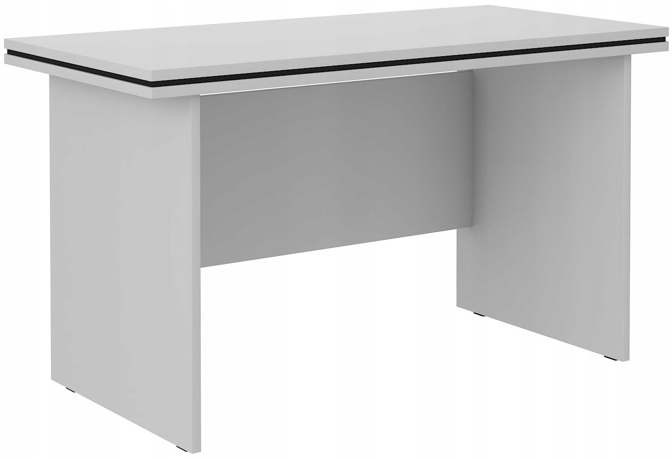 Klasický Psací Stůl S Tlustou Deskou 5,6 CM, Světle Šedá Barva