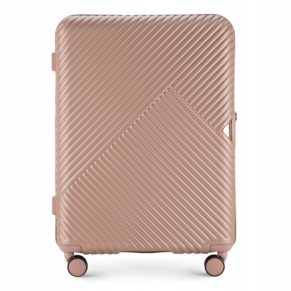 Walizka średnia Wittchen 56-3P-842-77 Policarbonat Gl Style Róż Pudrowy