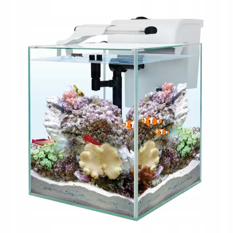 Levně Akvarijní Sada Mořské Akvárium Aquael Nano Reef Duo 35 Bílá 2.0