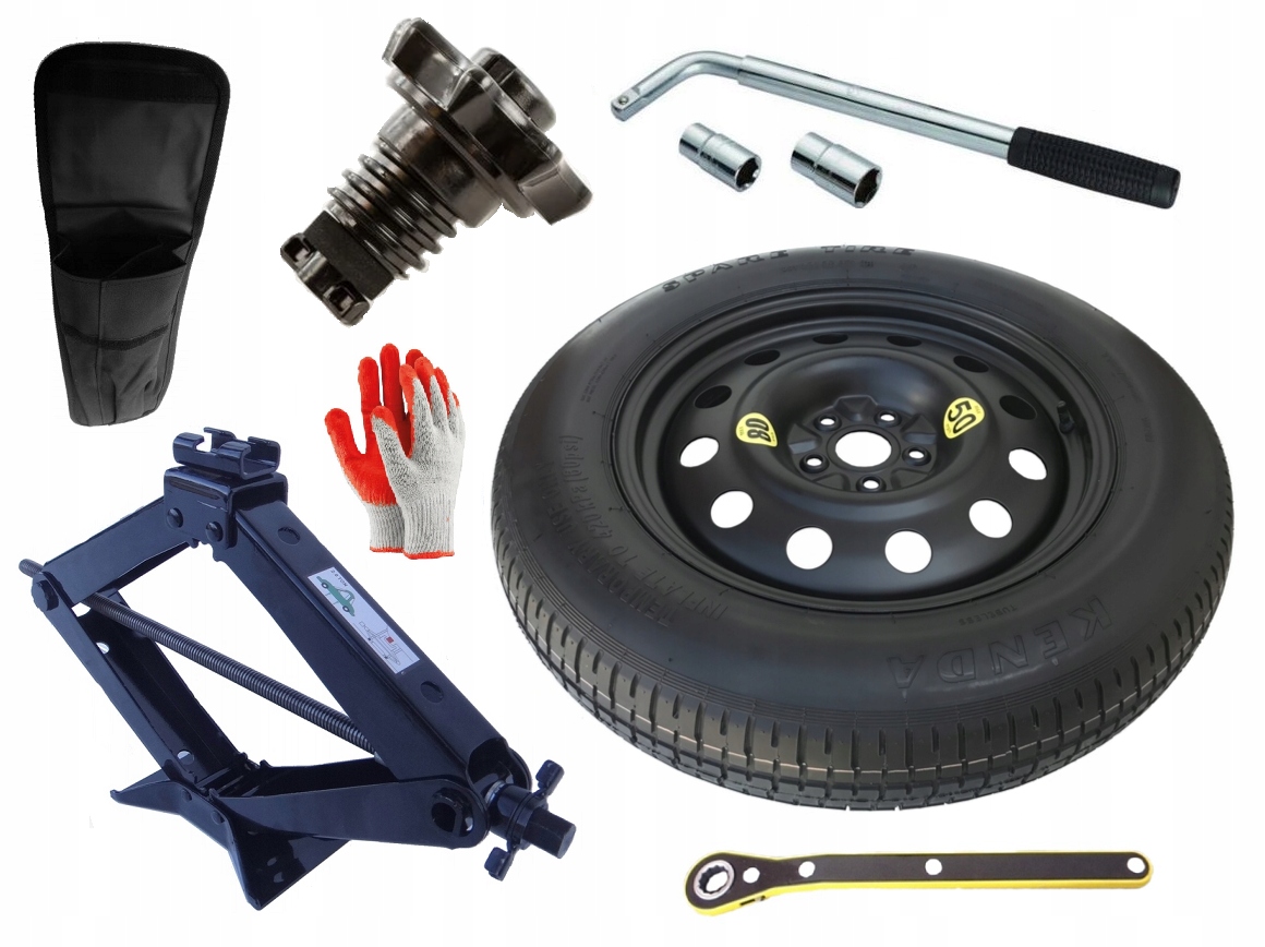 nové Dojezdové Kolo 145/80 R19 Škoda Kodiaq (2017-2024) Sada (šroub)