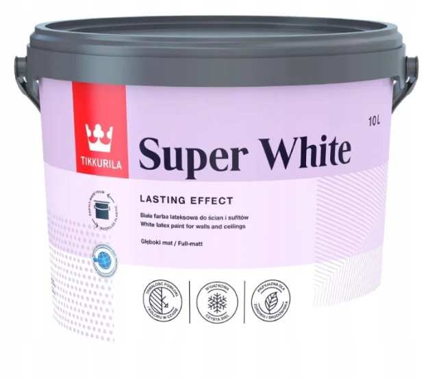 Tikkurila White 10L Barva Bílá Latexová