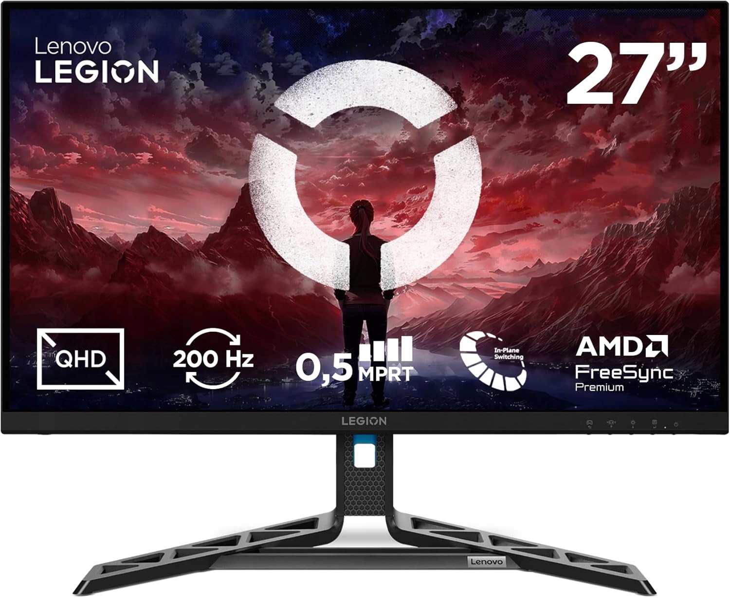 Lenovo Legion R27qe Gen2 Monitor Gamingowy 27'' Qhd Ips 200Hz FreeSync