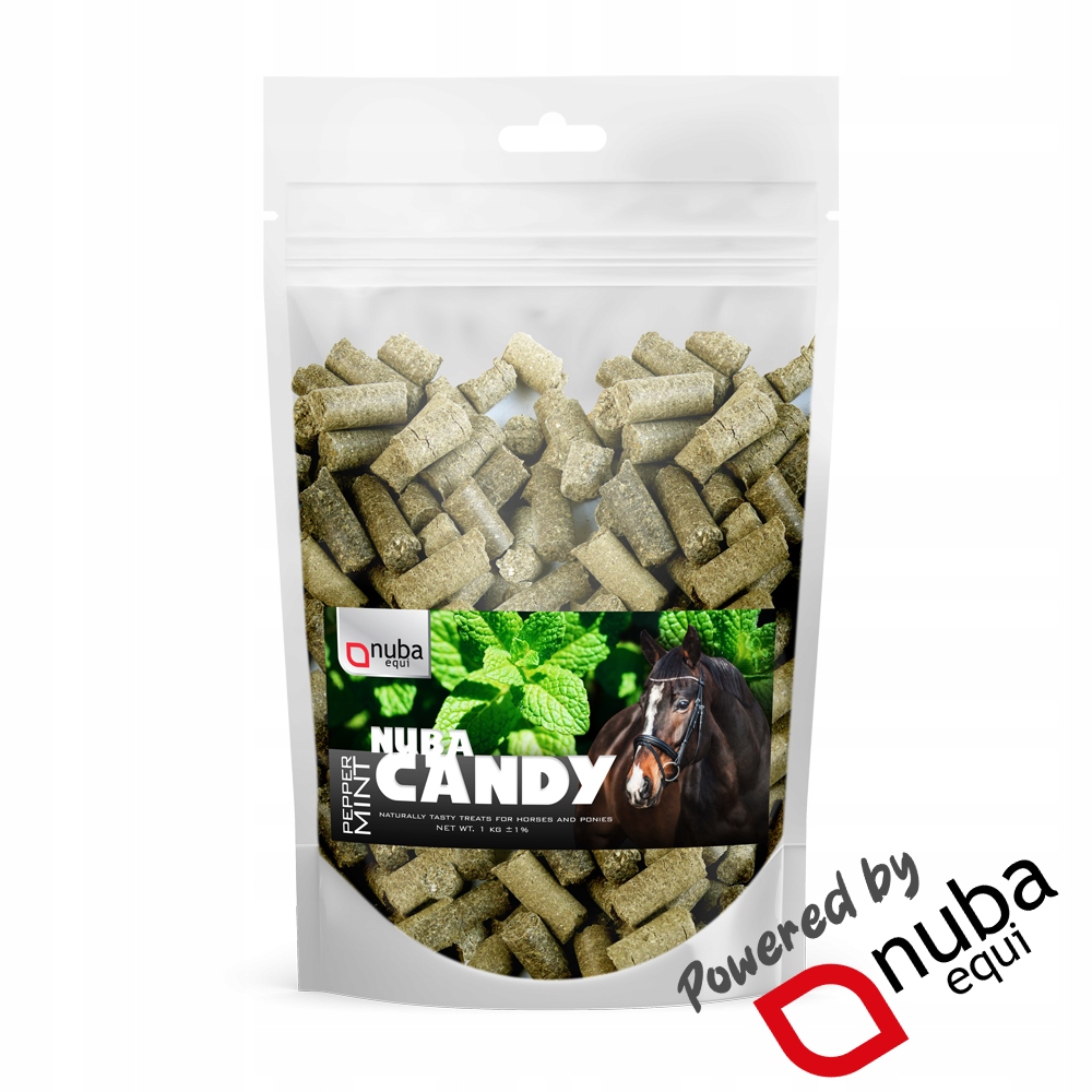 Nuba Candy Mint Dp 1kg smakołyki miętowe dla koni Nuba Equi