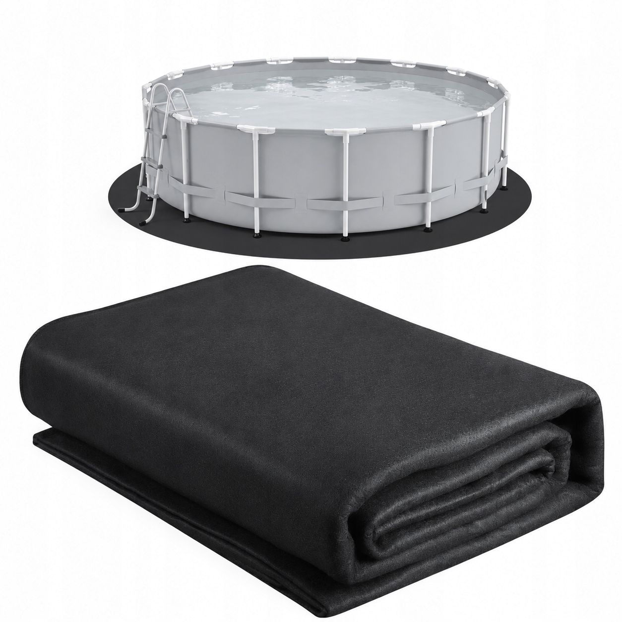 Mata Podkład Pod Basen Gruba Okrągła Podłoga 430CM Geowłóknina 400G/M2 Coil