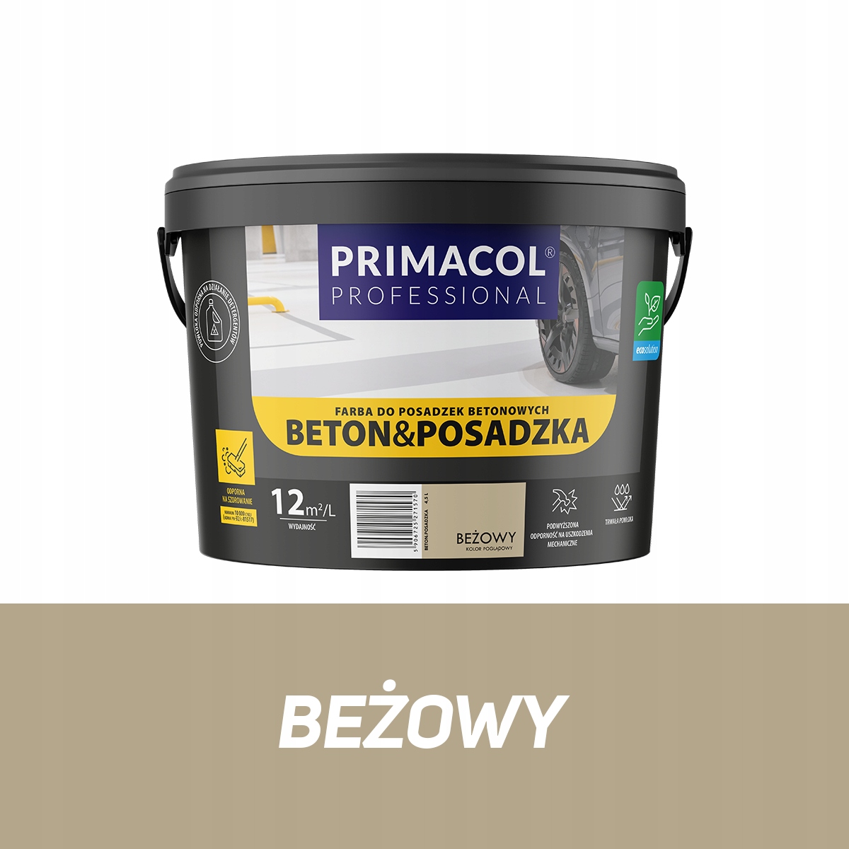 Primacol Farba Beton Posadzka 4,5L Beżowa