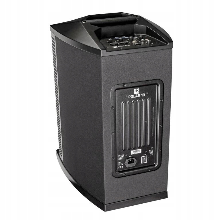 HK AUDIO POLAR 10 Z POKROWCAMI SYSTEM NAGŁOŚNIENIOWY KOLUMNA AKTYWNA Kolor czarny