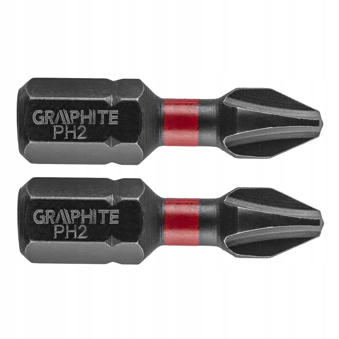 

Graphite Bity udarowe PH2 x 25 mm, 2 szt.
