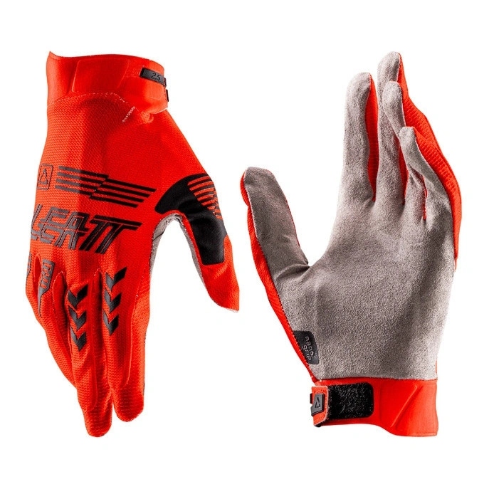 Motocyklové rukavice cross Leatt Moto 2.5 X-flow Red červená Zadarmo