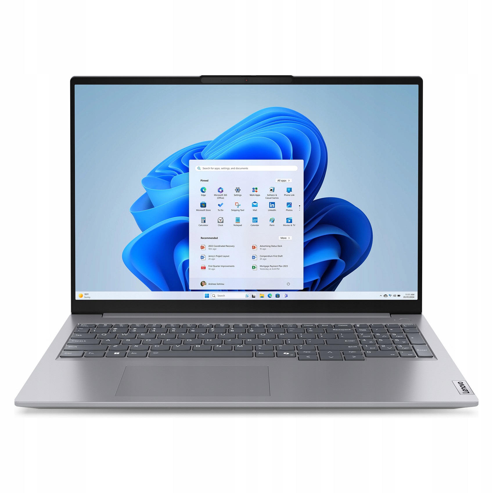 Lenovo ThinkBook 16 G7 Arp 16" Ryzen 5 7535HS 16GB/512GB W11Pro