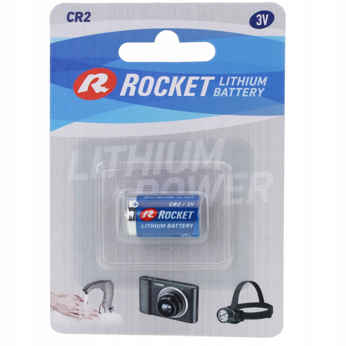 

Bateria Litowa CR2 3V Rocket DLCR2 Foto Do Aparatu