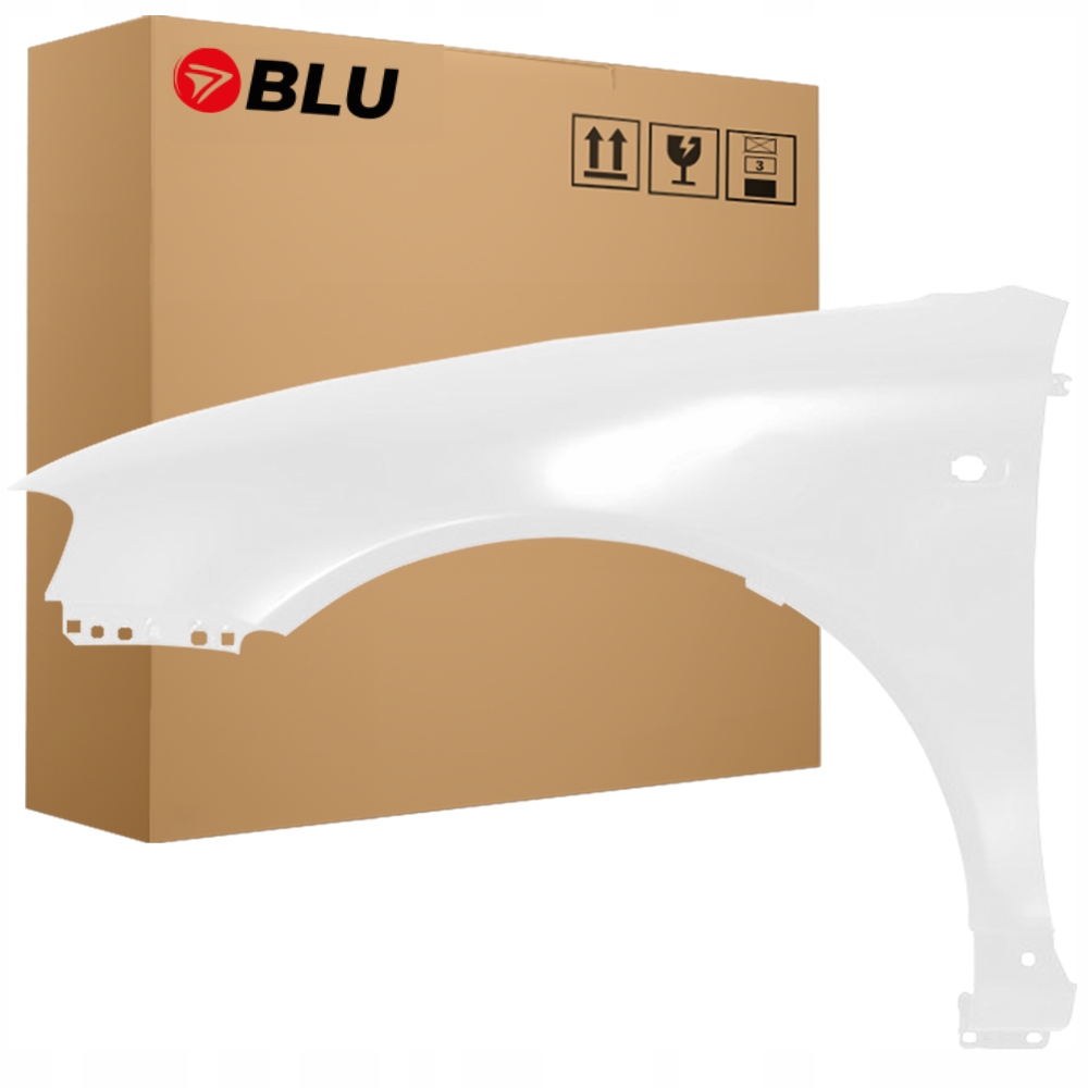 Blu Blatník Audi A3 8L Lift LY9G levý bílý 00-03 přední Casablanca