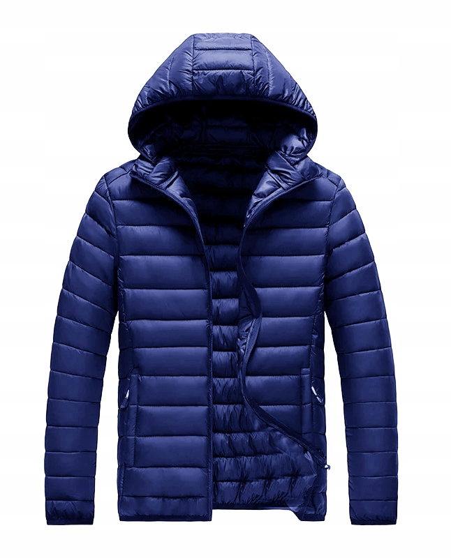 MĘSKA ZIMOWA KURTKA PUCHOWA OCIEPLANA PIKOWANA PLUS SIZE Z KAPTUREM 3XL Marka inna