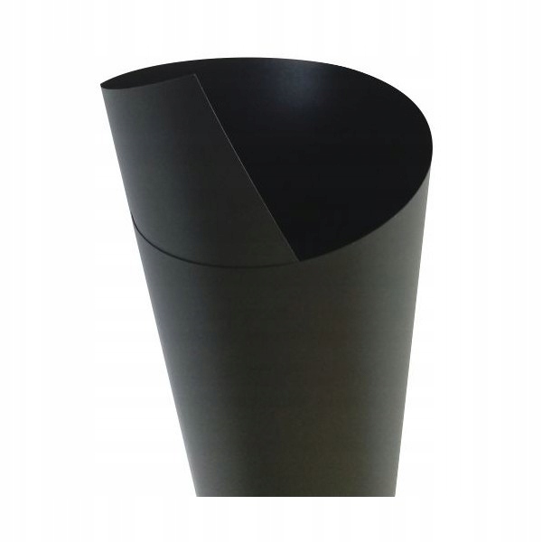 POLYPROPYLÉNOVÁ PP MODELOVACIA DOSKA ČIERNA MATNÁ 0,5 mm 35,2x50 cm TVRDÝ PLAST