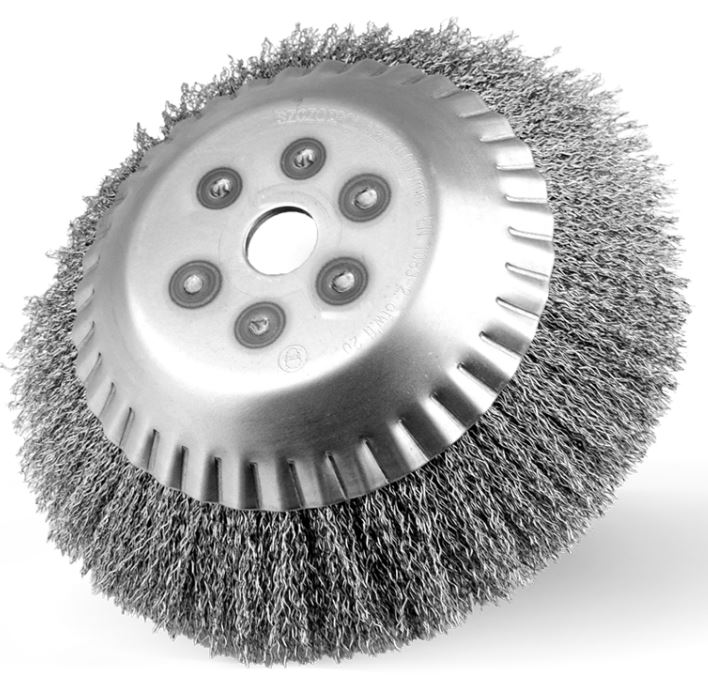 Kartáč Na Mechanické Kosy Drát Ocel Otvor 25,4 MM FI200 MM