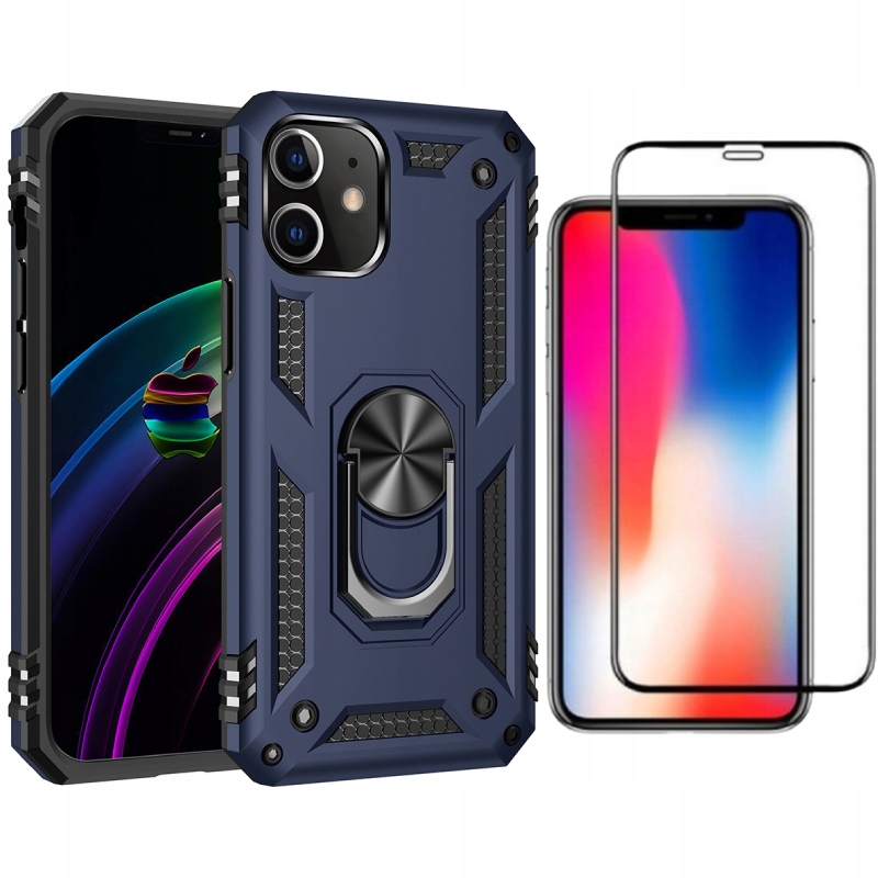 

Etui Pancerne Ring Nx Do Iphone 12/12 Pro + Szkło