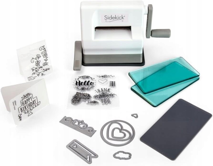 Sizzix Sidekick ruční vykrajovací stroj bílý pro scrapbooking 6.35 cm