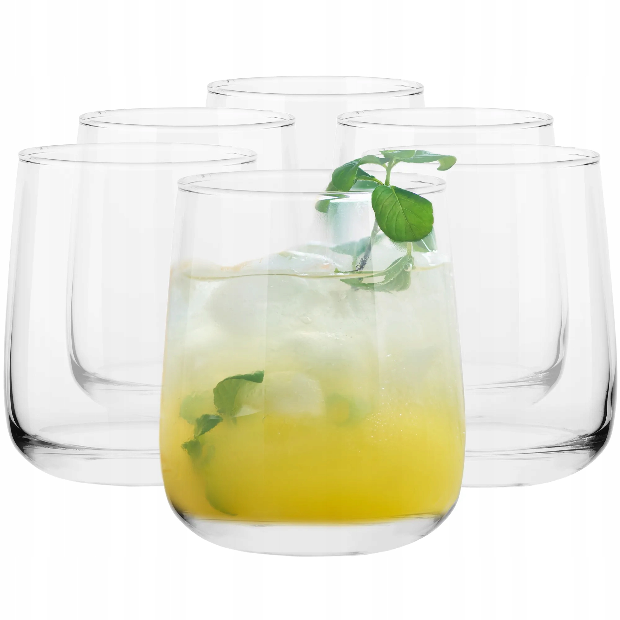 

Komplet Szklanek do napojów drinków 6x300ml niskie