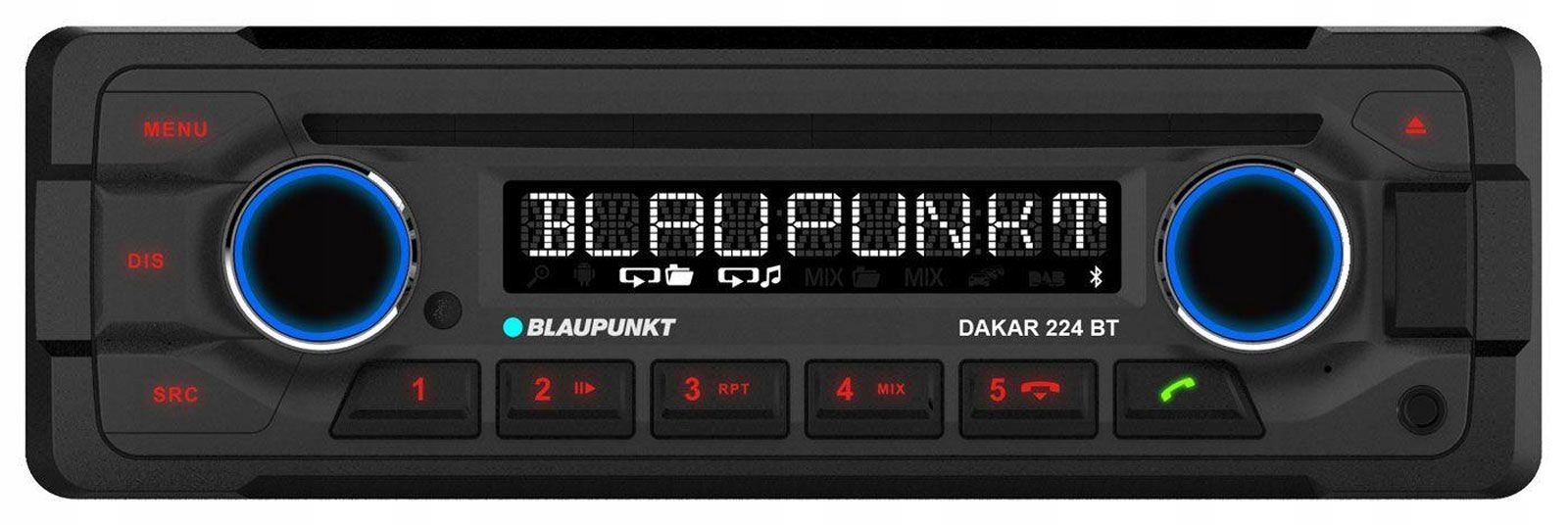 Blaupunkt Dakar 224 Bt Radio samochodowe 24V CD MP3 Usb Bluetooth pilot