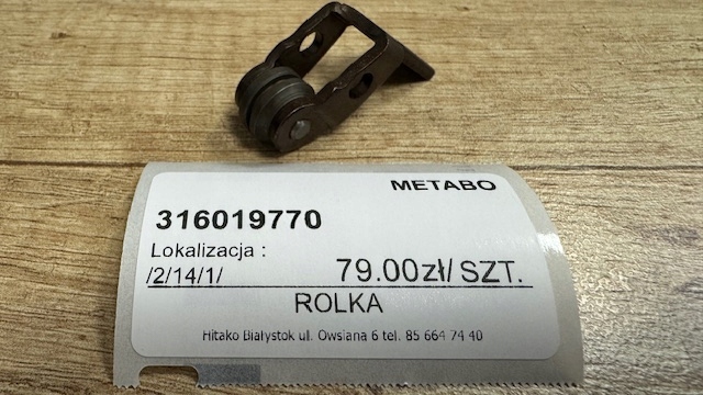 Rolka wyrzynarki Metabo 316019770 do STEP550, STEP455,STEP660