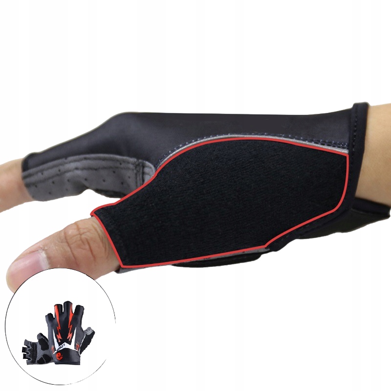 RĘKAWICZKI ROWEROWE KRÓTKIE ŻELOWE DOBRA JAKOŚĆ Marka X-Tiger