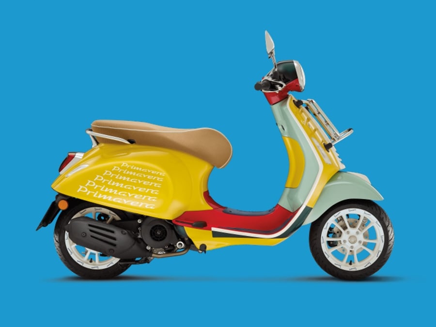Vespa Wotherspoon sada nálepiek Originálna dyha