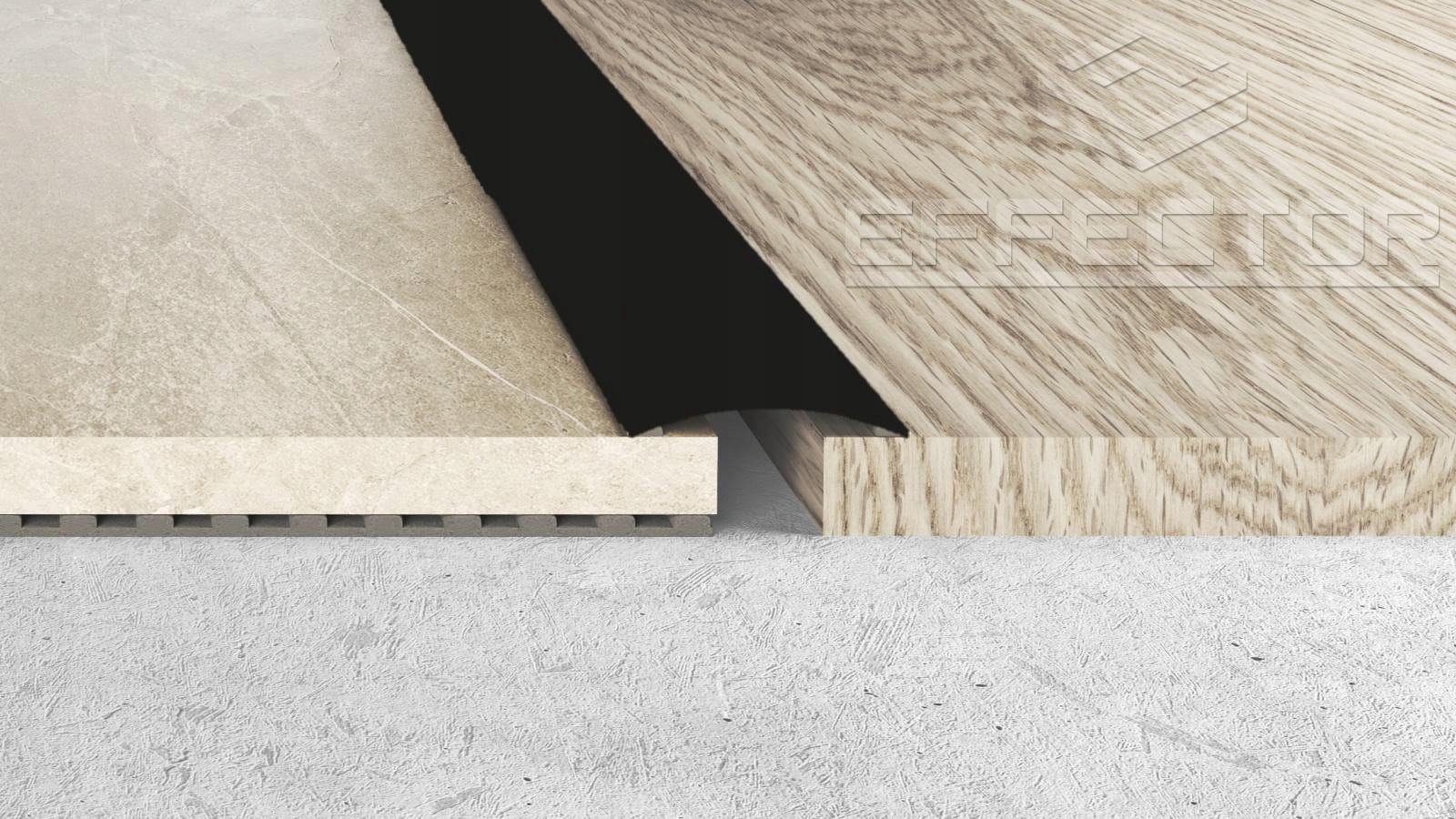 Czarna listwa progowa klejona 30mm