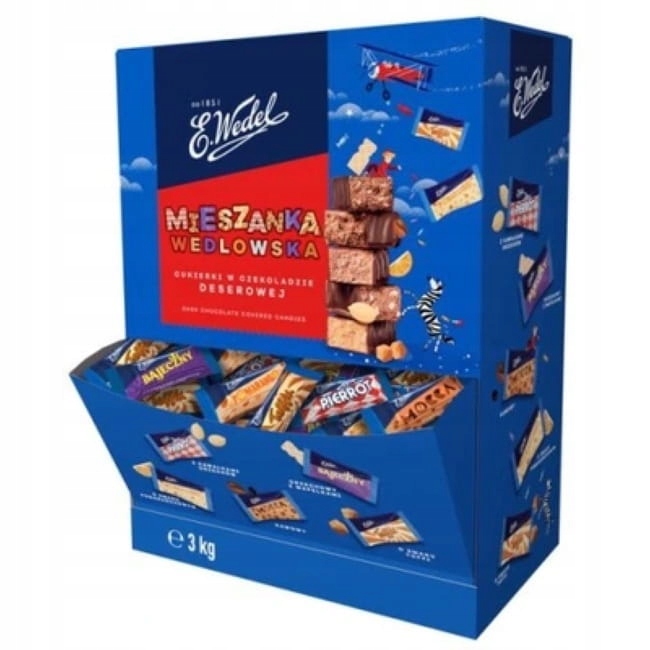 Levně Bonbóny Vedlovská směs v čokoládě E.Wedel 3000 g