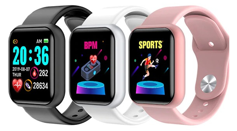 SMARTWATCH ZEGAREK IPHONE SAMSUNG HUAWEI 3 KOLORY Szerokość koperty 36.3 mm