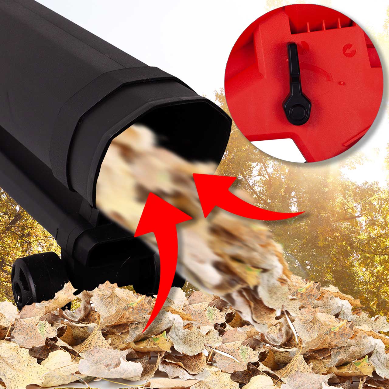 ЭЛЕКТРИЧЕСКИЙ ОБДУВАТЕЛЬ ЛИСТВ ПЫЛЕСОС Вместимость мешка 35 л