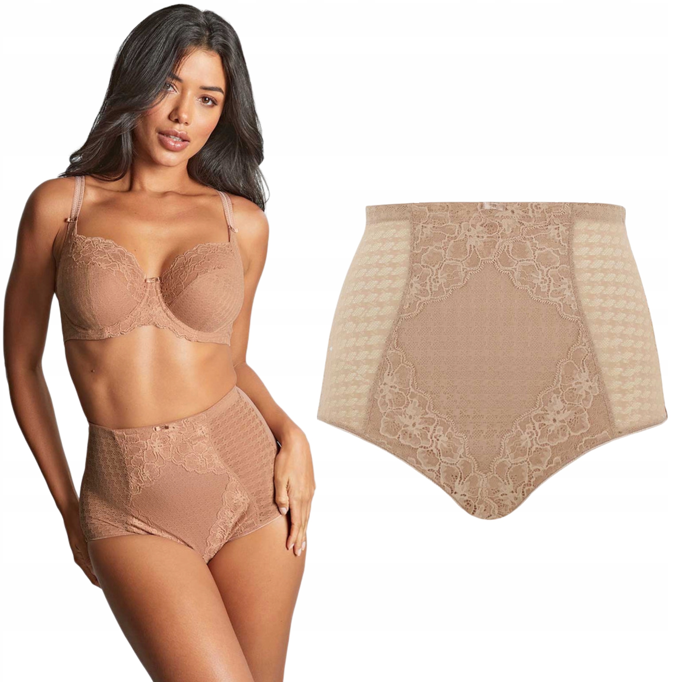 Panache Envy High Waist Brief Honey kalhotky M 12
