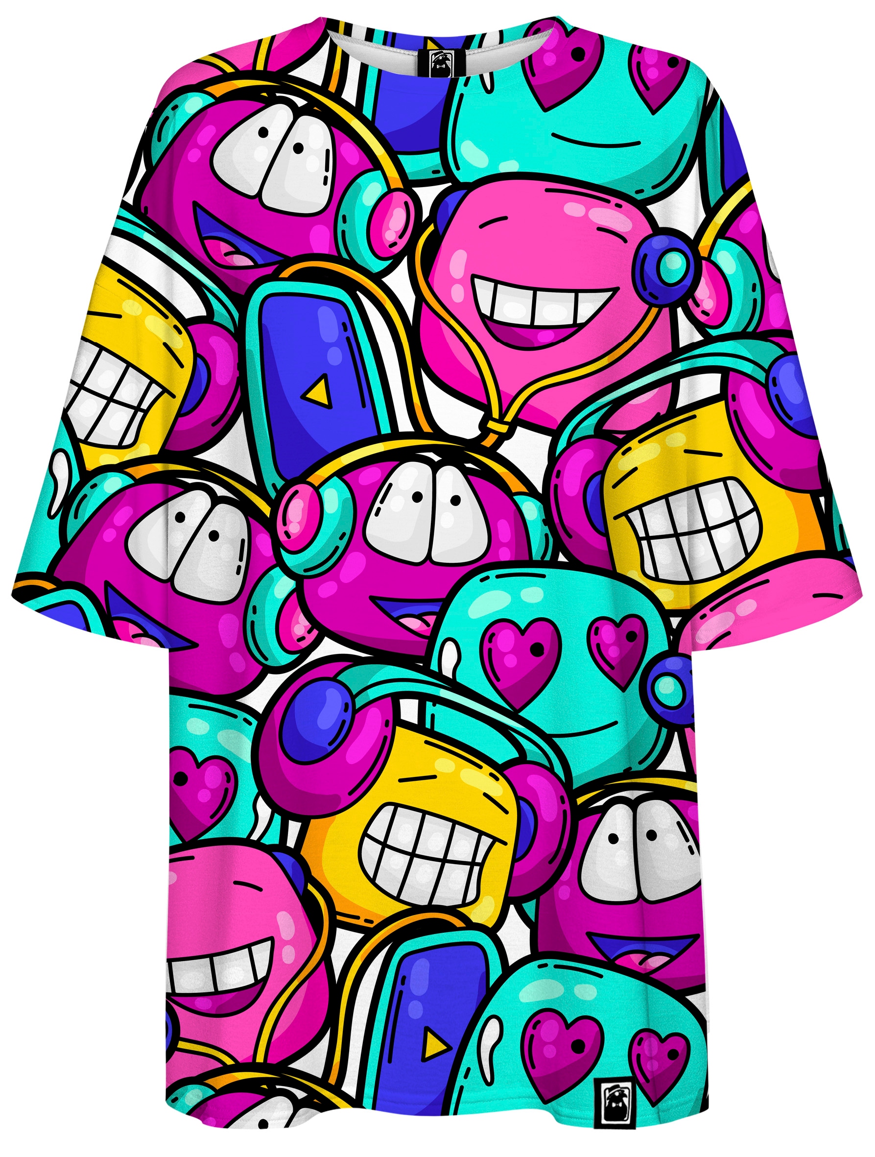

D T-shirt Oversize Koszulka Hit Cartoon Funny Xs/s