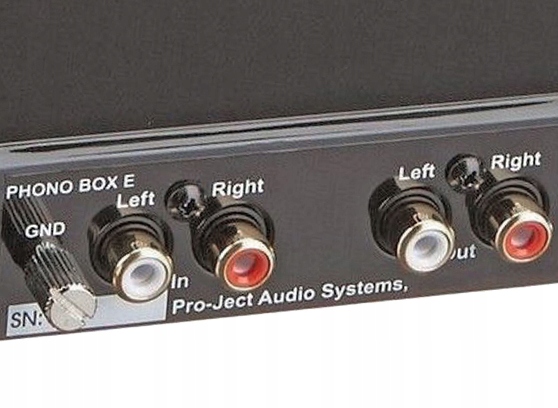 PRO-JECT PHONO BOX E PRZEDWZMACNIACZ GRAMOFONOWY Typ wkładki elektromagnetyczna (MM)