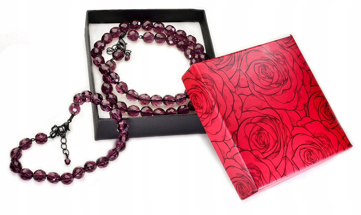 

Fioletowy Komplet Biżuterii Jablonex Prezent 2cz