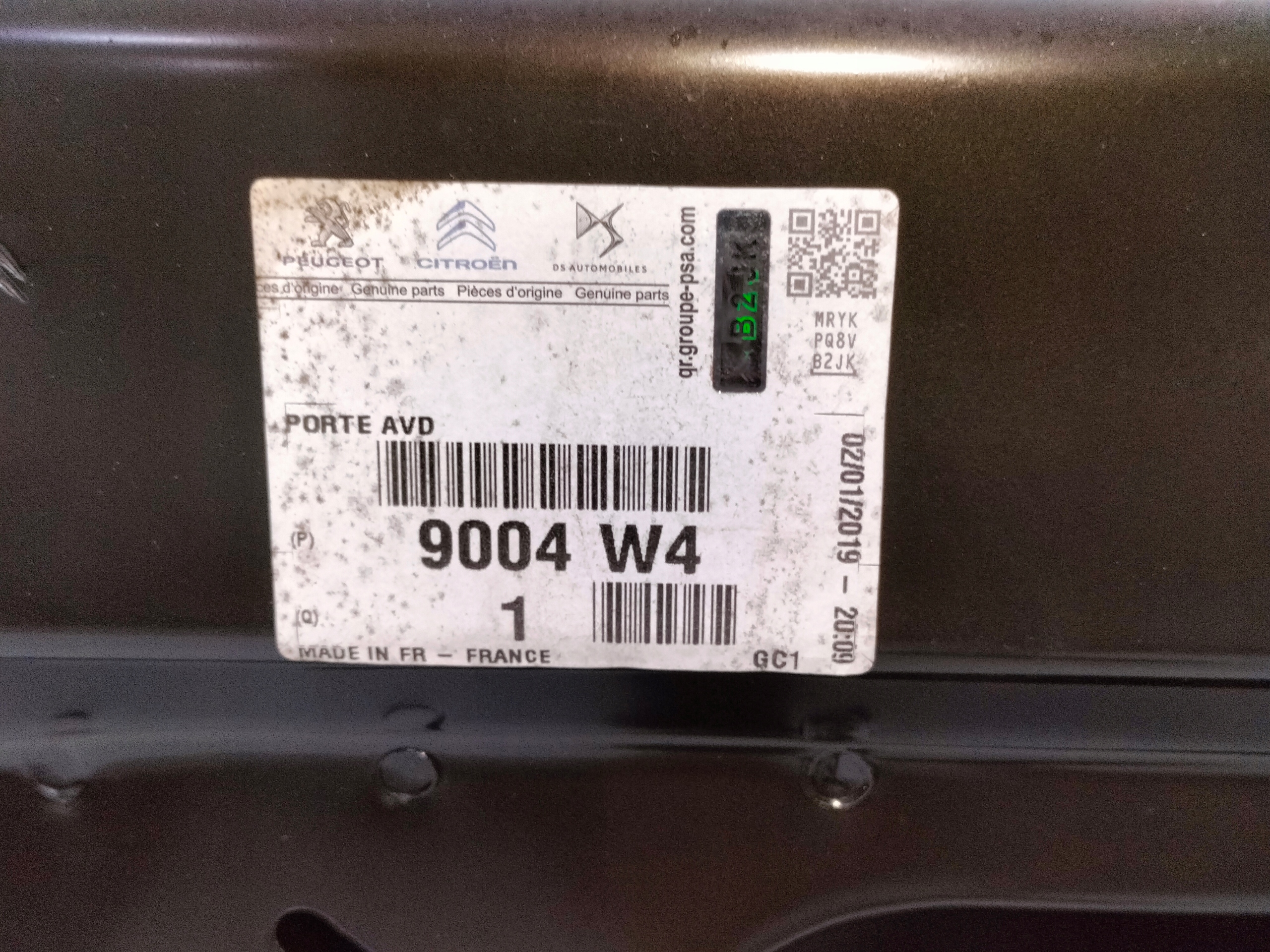 door front front right CITROEN C4 and 04-10 5drzwi ,