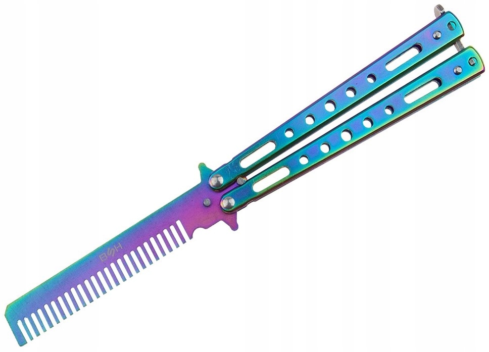 NÓŻ MOTYLKOWY TRENINGOWY GRZEBIEŃ MOTYLEK TRENINGU Typ grzebienie