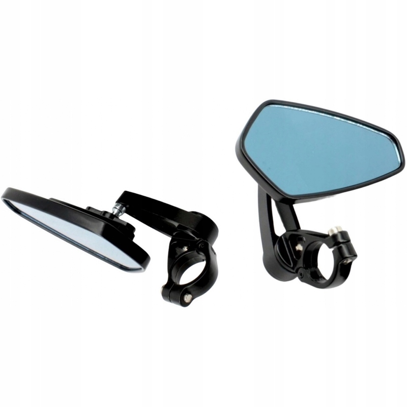 Lusterka Komplet Zestaw Lewe Prawe Do Hulajnogi Roweru Na Rower Czarne Pro