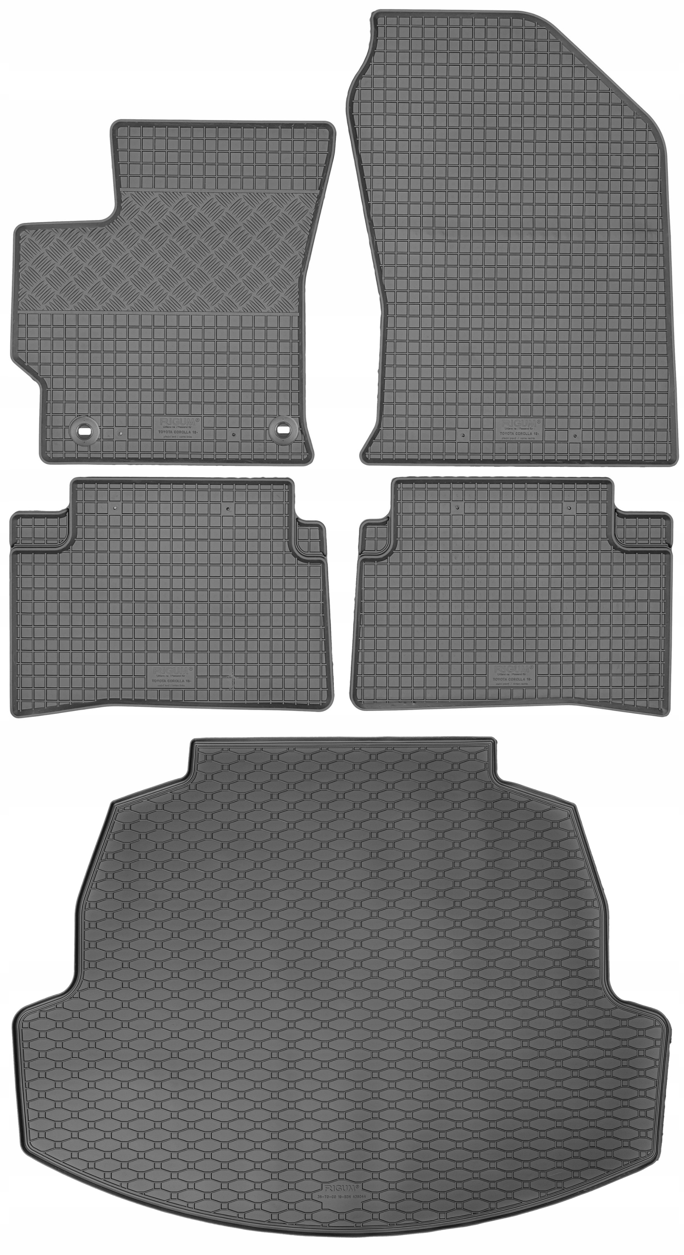 Toyota Corolla XII (E210) Sedan od roku 03.2019 Sada Koberce batožinový priestor