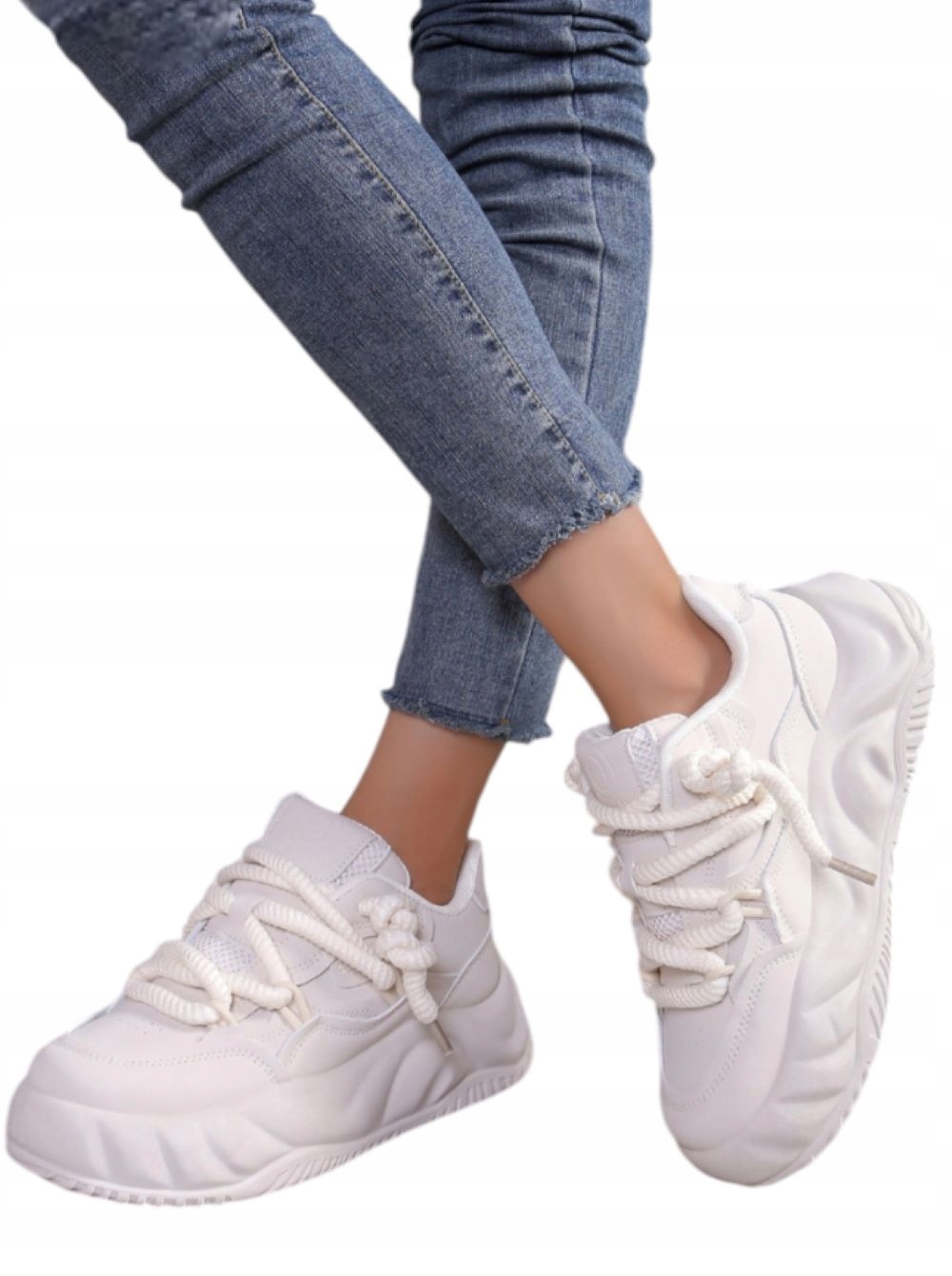 Dámské sportovní tenisky Adidasy Seastar na platformě Béžové vel. 41