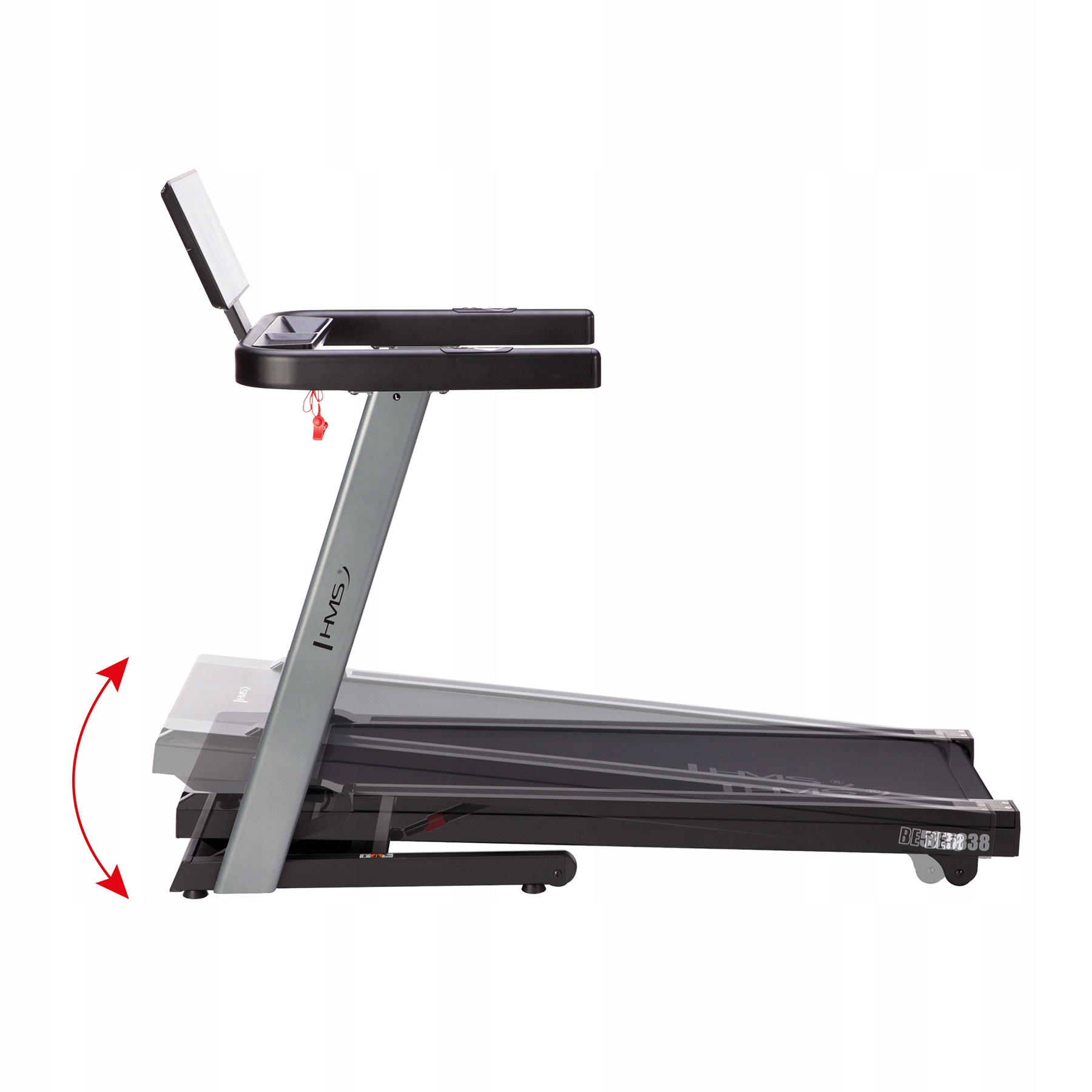 BIEŻNIA ELEKTRYCZNA HMS BE5838 Pomiary czas trwania treningu prędkość puls spalone kalorie tłuszcz