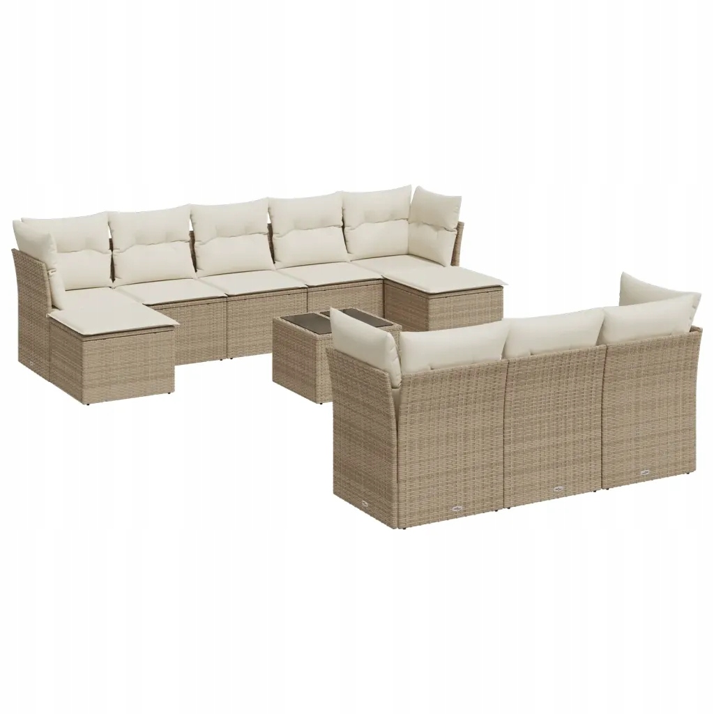 Zahradní nábytek z Pe ratanu, set, stůl 55x55x37 cm, křesla 62x62x69 cm, béžový