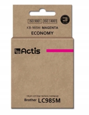Actis, Tusz do Brother KB-985M (zamiennik LC985M) magenta (purpurowy)