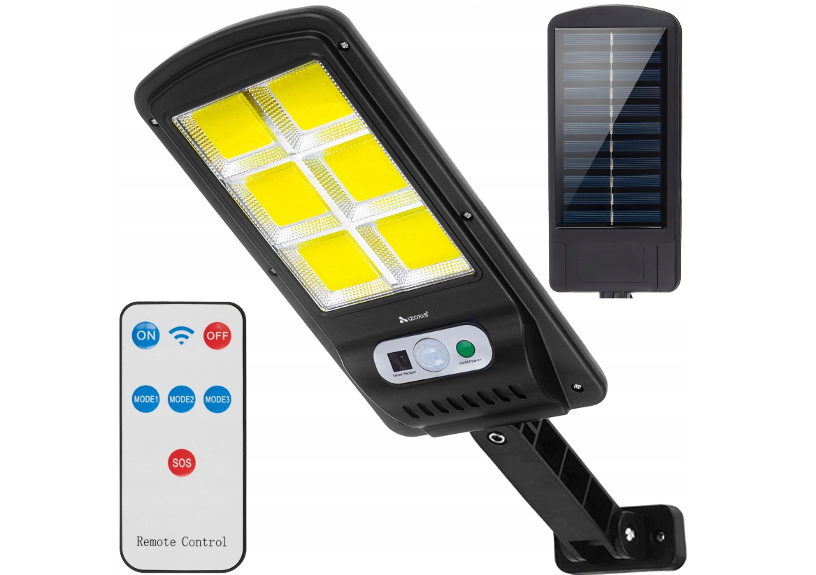 MOCNA LAMPA SOLARNA LED CZUJNIK RUCHU ZMIERZCH