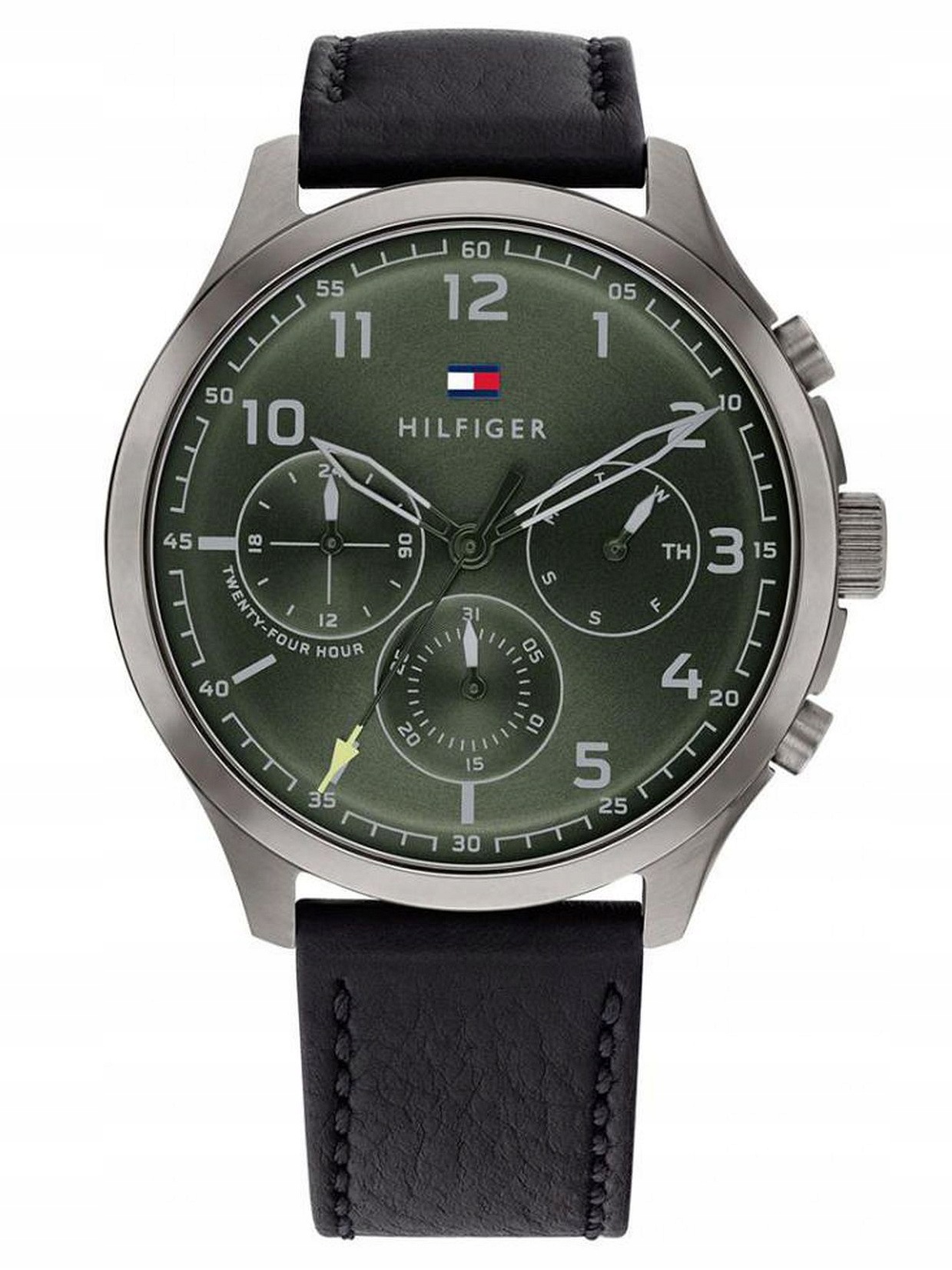 Zegarek Męski Tommy Hilfiger 1791856 Czarny 50M Na Dzień Chłopaka