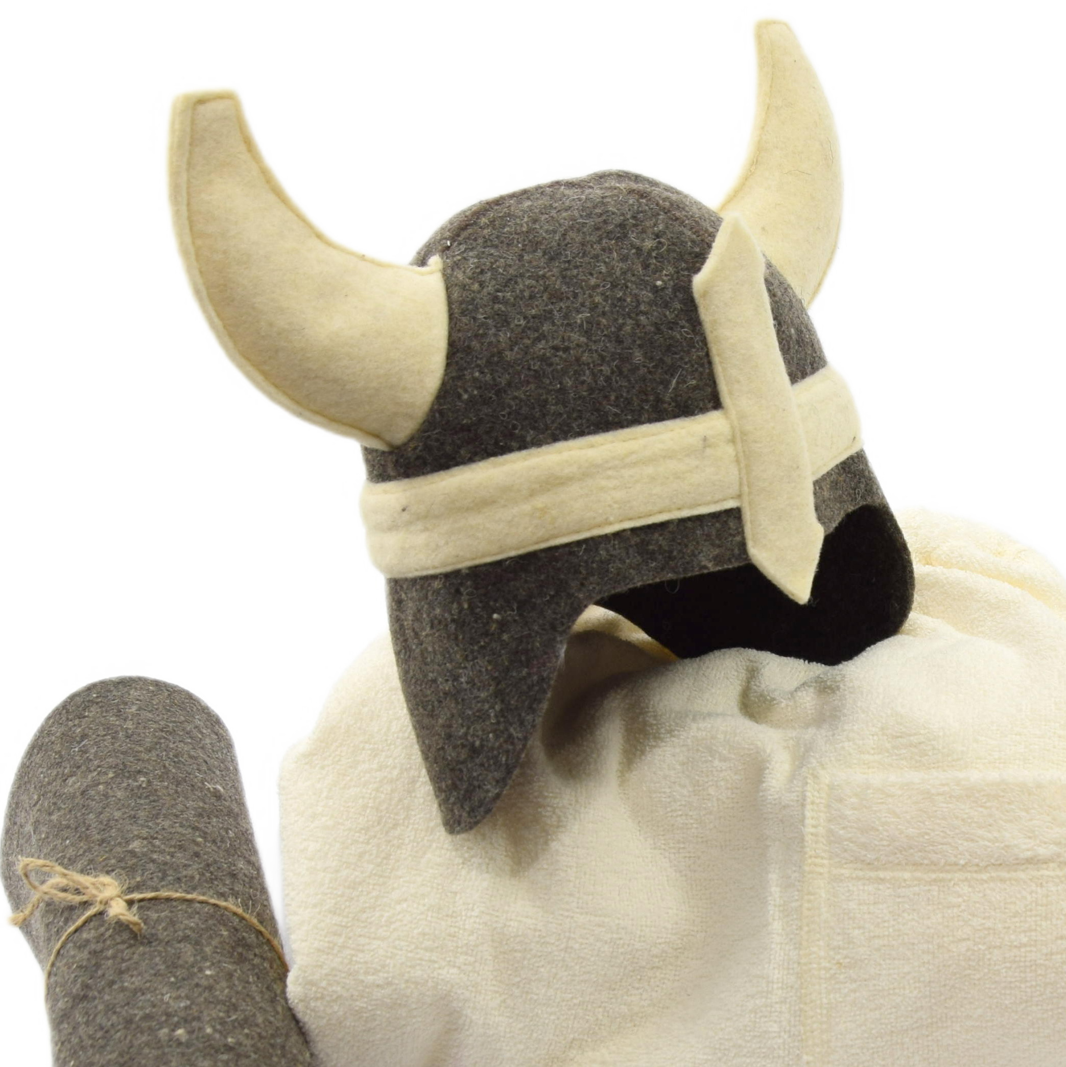 Čepice do sauny 3dílná Set pánská vlna bavlna Wiking L