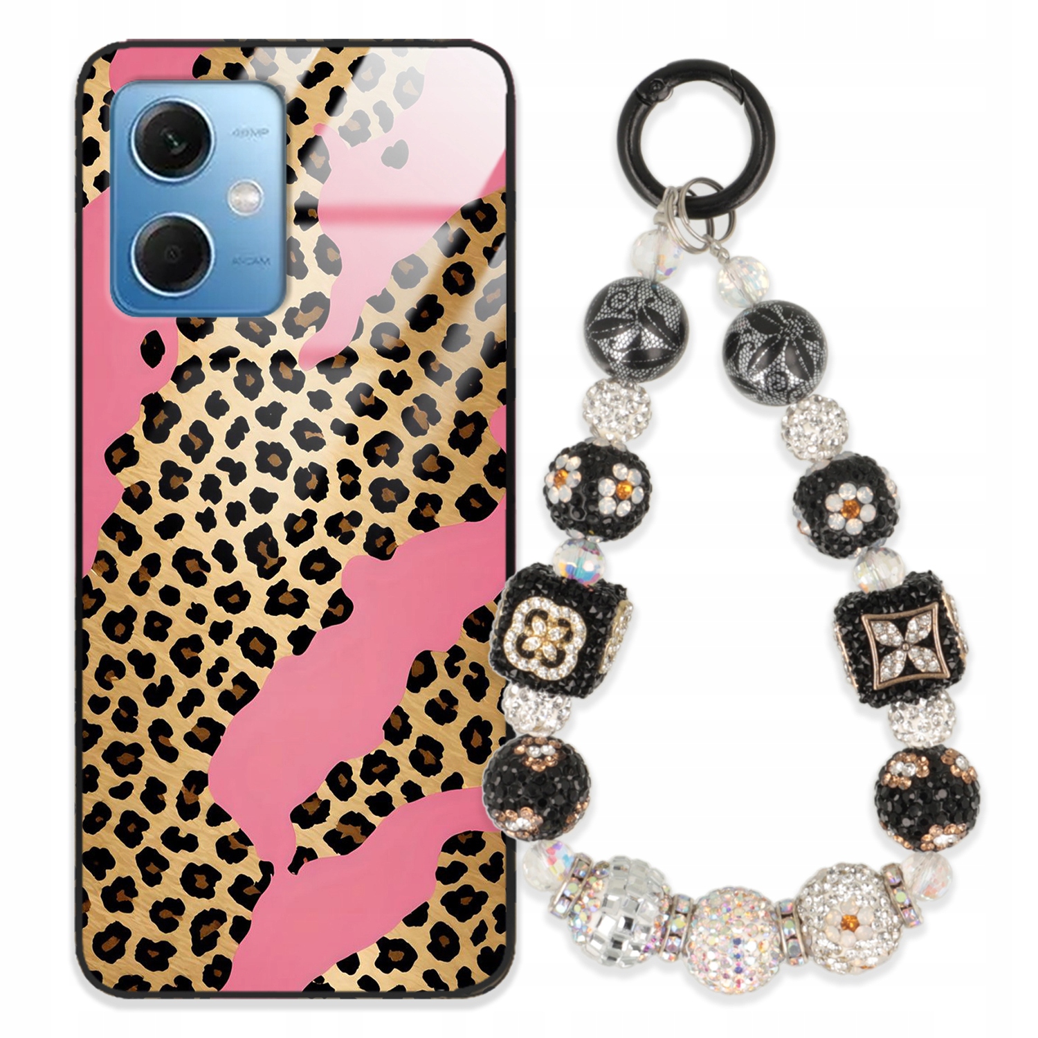 Puzdro Na Xiaomi Redmi Note 12 5 G Glass Kľúčenka Štýlové Prémiové Puzdro